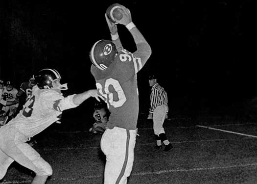 Undefeated 1972 UB Football team celebrating Knute Rockne Bowl victory