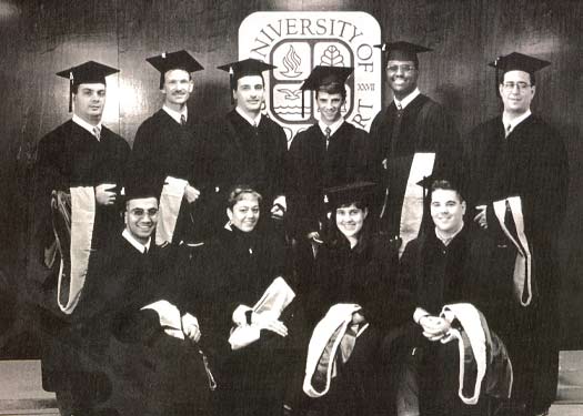 First graduating class of the University of Bridgeport College of Chiropractic